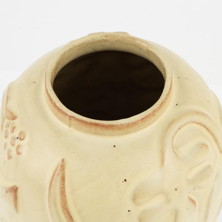 Anna-Lisa Thomson, a glazed earthenware vase from Upsala-Ekeby, 1940's.