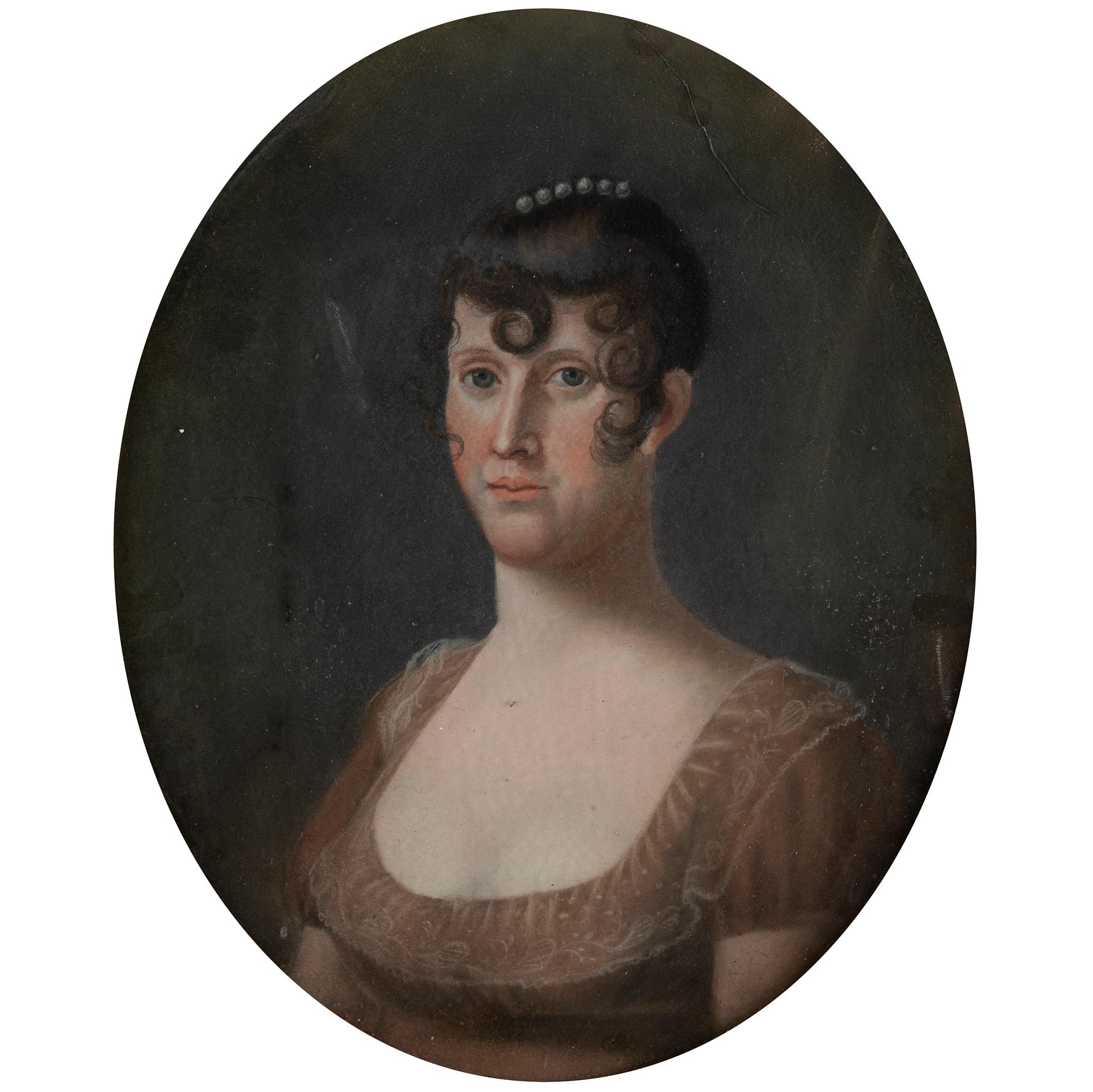 Okänd konstnär, pastell, omkring 1800.