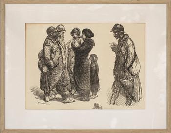 Théophile Steinlen · THÉOPHILE STEINLEN, litografi, signerad 33/100.