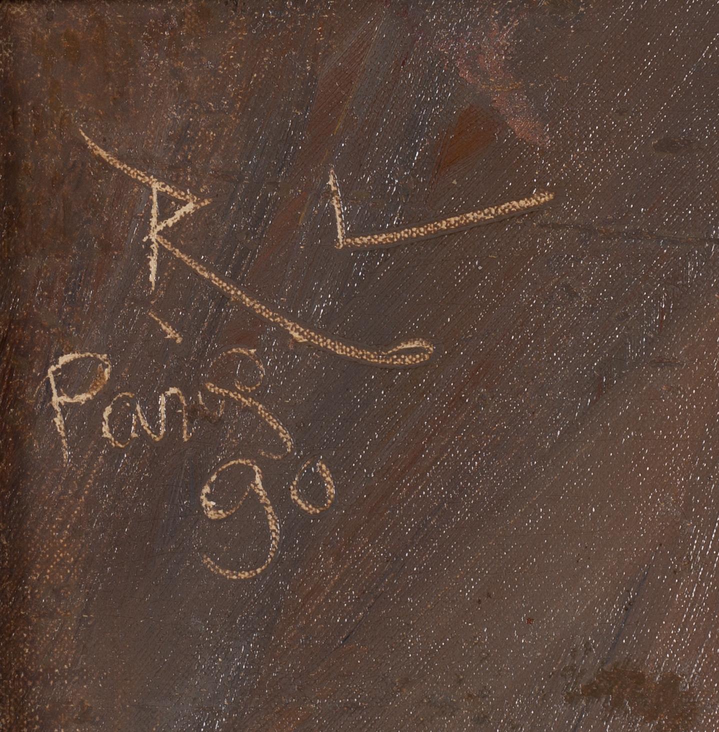 Robert Lundberg, Porträtt av Wilhelm Angeldorff, Paris 1890.