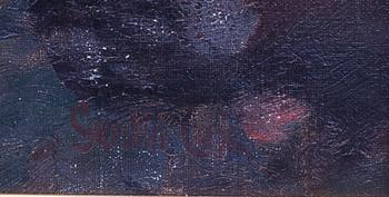 GARSTIN COX, olja på duk, signerad.