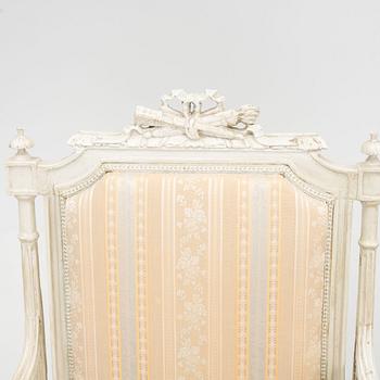 A pair of Louis XVI-style chairs, second half of the 19th century.