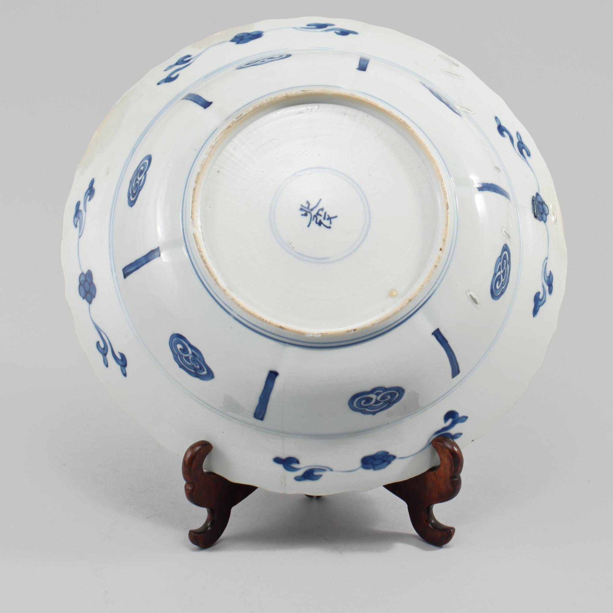 SKÅLFAT, porslin, Kina, Kangxi (1662-1722).