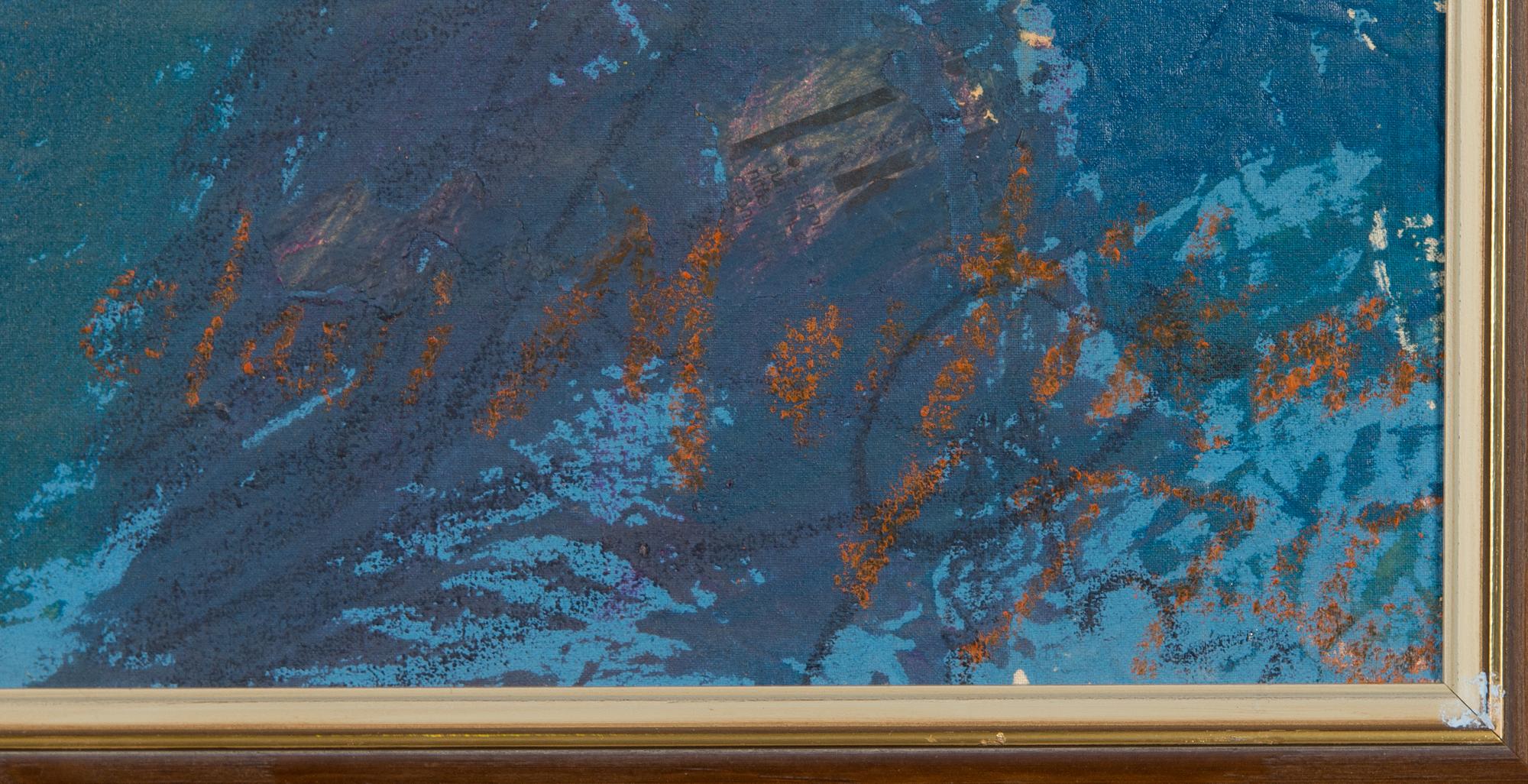 Olavi Martikainen, öljy kankaalle, signeerattu ja päivätty 1976.