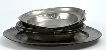 FAT, 5 st, tenn, 1700/1800-tal.