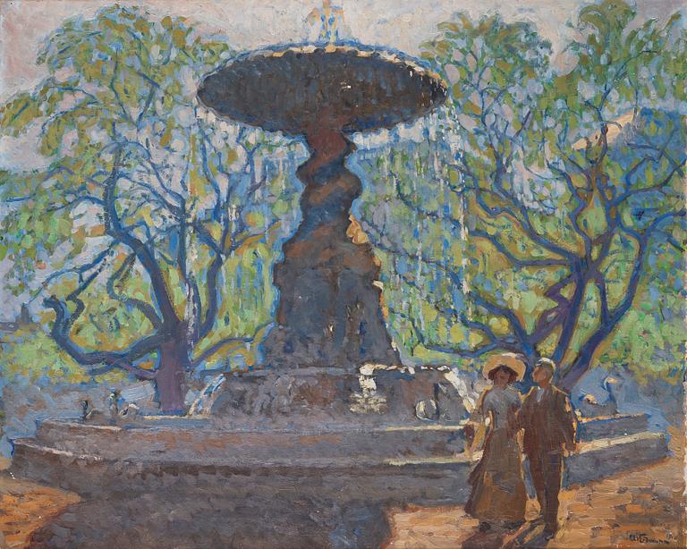 Axel Erdmann, Molin's fountain in Kungsträdgården.