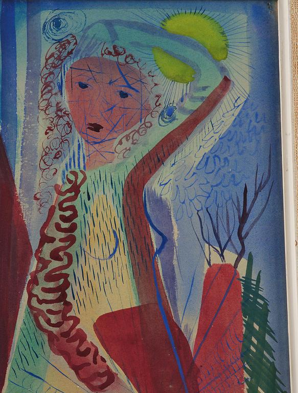 Stig Lindberg, Woman in sunshine.