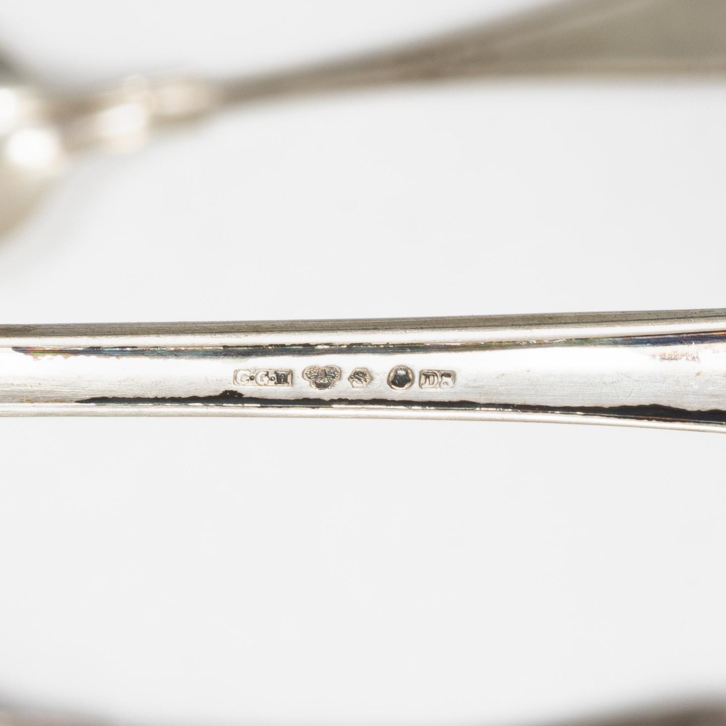 Cutlery, 47 pcs, silver, mostly Sweden.