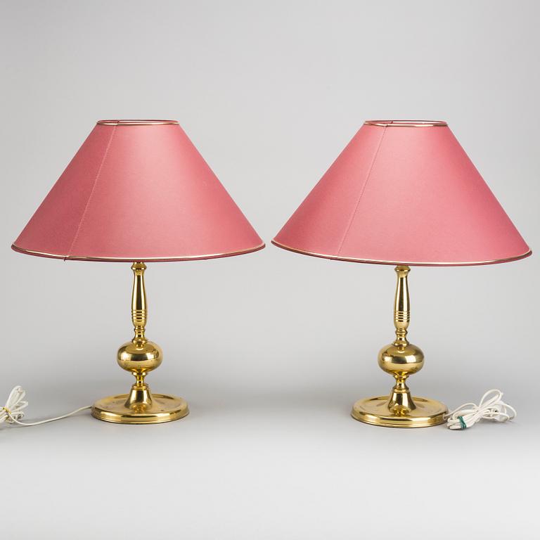 A pair of late 20th century NAFA Table lamps.