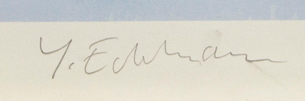 Yrjö Edelmann, 2 signed and numbered colour lithographs.