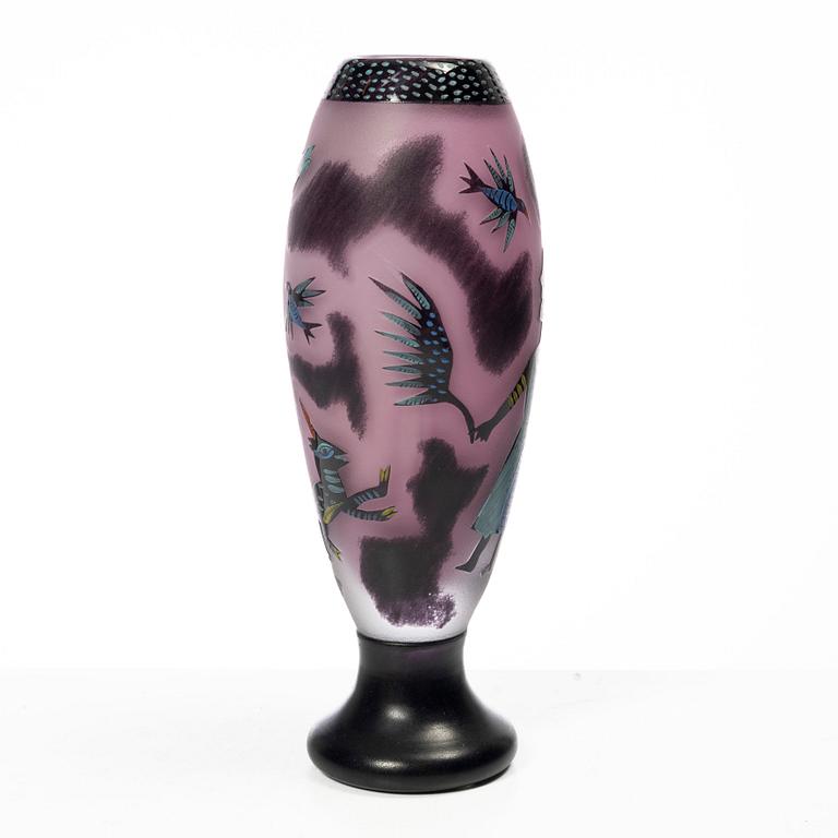 Ulrica Hydman-Vallien, vas, juvelglas, Kosta Boda.