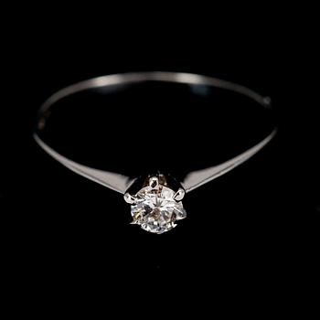 RING, vitguld 18K, briljantslipad diamant ca 0,15 ct, A. Tillander 1991.