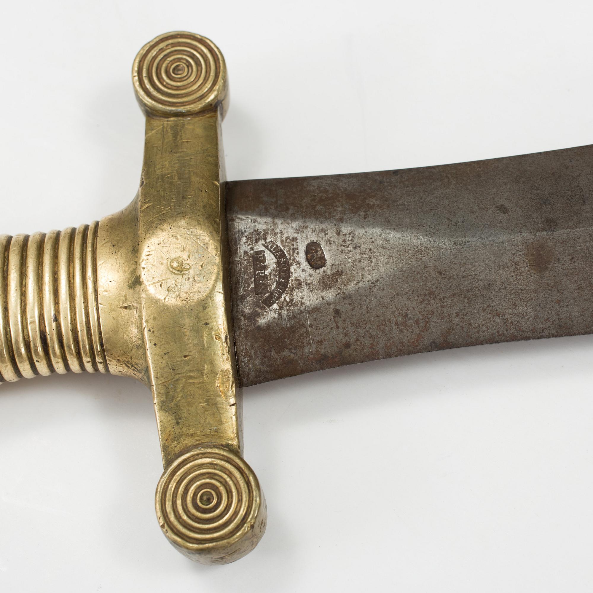 A pair of French military daggers from the first half of the 19th century.
