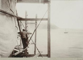 G & H HASSELBLAD, 4 st fotografier från Andrées polarexpedition 1897.