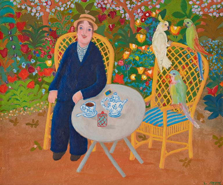 Lennart Jirlow, I trädgården.