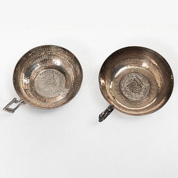 Silver, 15 pieces, 19th-20th century.