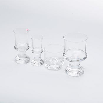 GLASSERVIS, 43 delar, Iittala, Finland.