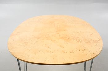 Dining table named "Superellips", designed by Piet Hein and Bruno Mathsson for Bruno Mathsson International.