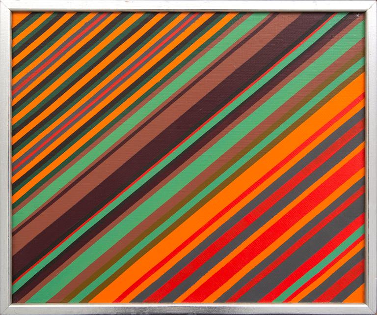 Eric Hansen, oil on canvas a pair signed and dated 1979.