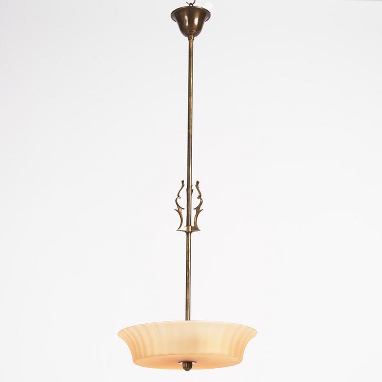 Erik Tidstrand, taklampa, modell "27261", Nordiska Kompaniet, 1929-30.