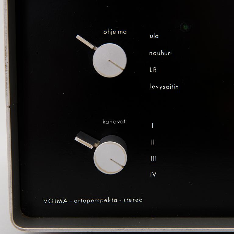 TAPIO KÖYKKÄ and YRJÖ TURKKA, VOIMA OP-3 TUBE AMPLIFIER by Voimaradio Oy 1971.
