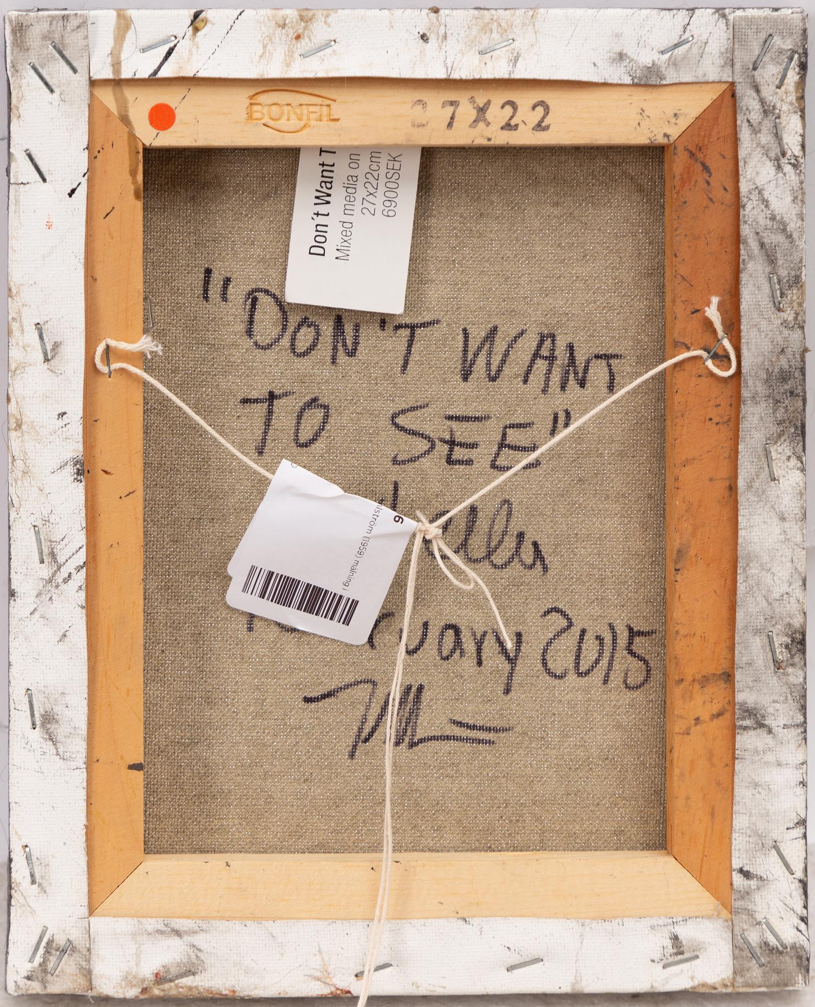 Johan Wahlström, "Don't Want to See".