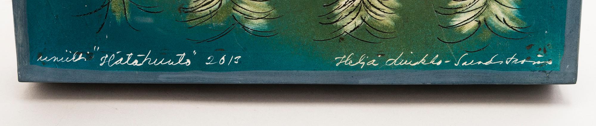 HELJÄ LIUKKO-SUNDSTRÖM, unik relief, signerad Heljä Liukko-Sundström 2013.