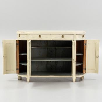 A Gustavian style sideboard, around 1900.