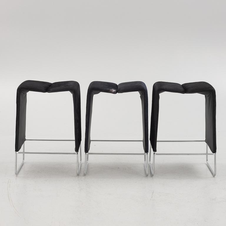 Patricia Urquiola, three "Lazy '05" bar stools, B&B Italia.