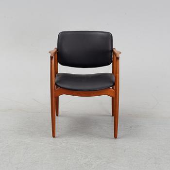 A teak armchair from Örum, Denmark.