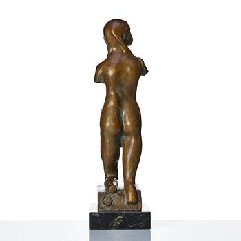 Gunnar Nilsson, sculpture. Signed with monogram. Bronze, height 42.5 cm.