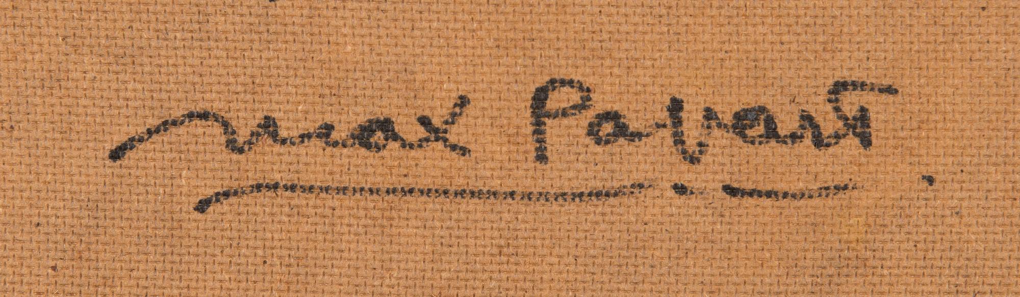 Max Papart, kollaasi, 1960, signeerattu.