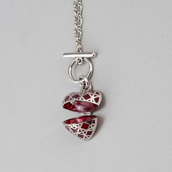 A Christian Dior costume jewelry pendant.
