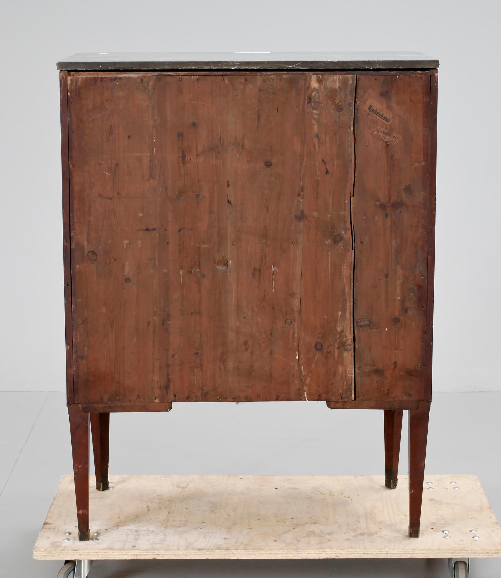 SEKRETÄR, gustaviansk, 1700/1800-tal.