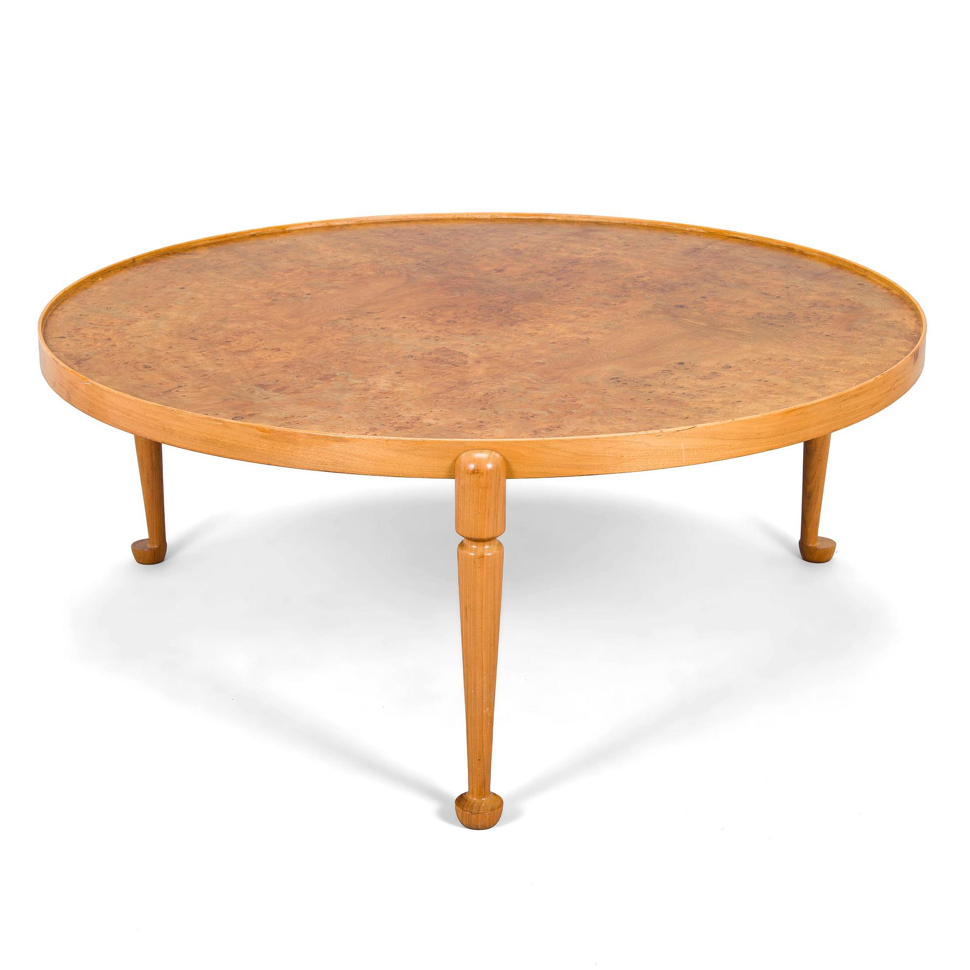 Josef Frank, a model '2139' coffee table, Svenskt Tenn, Sweden, before 1985.