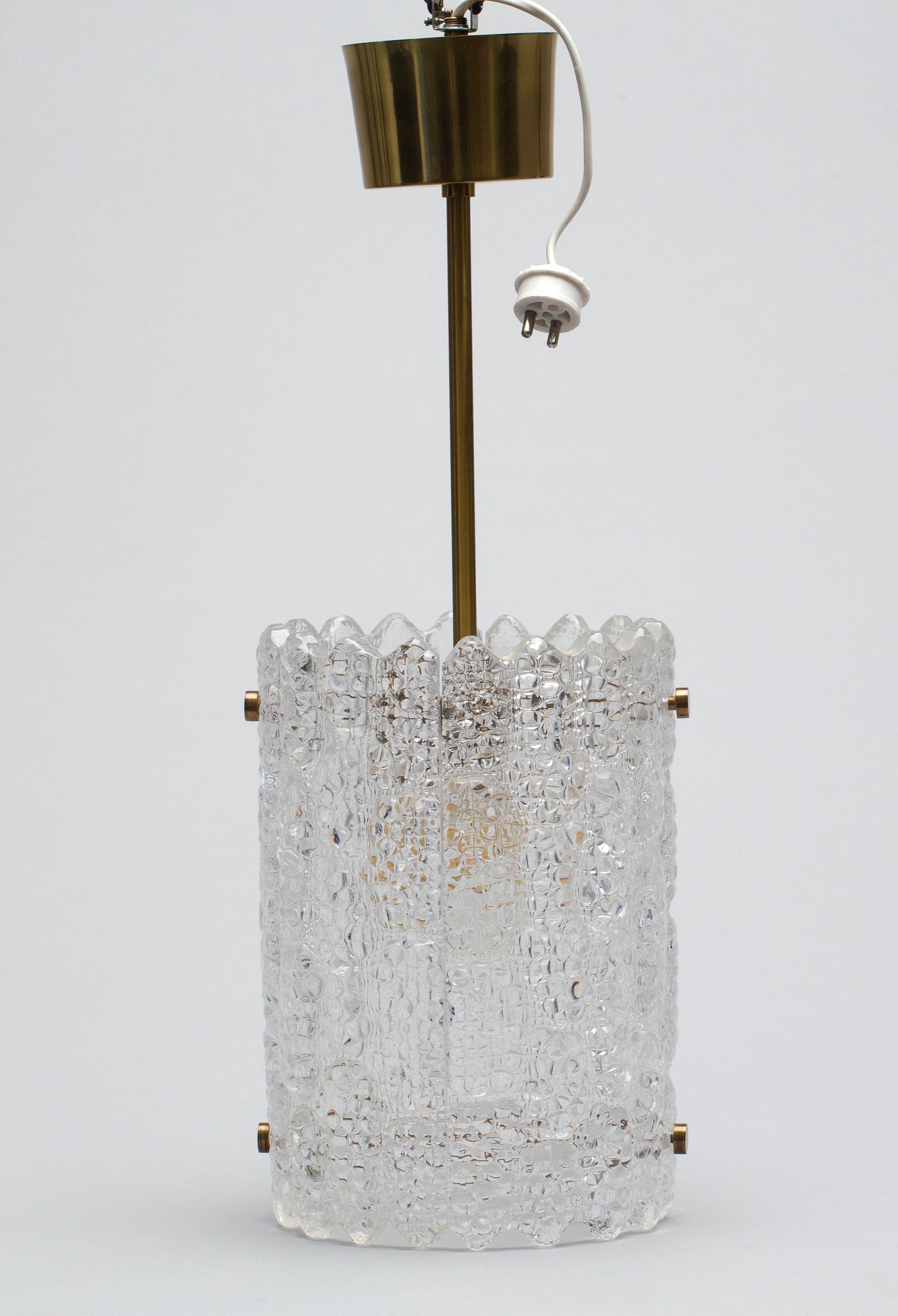 TAKLAMPA, Carl Fagerlund, Orrefors.