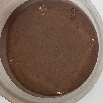 Signe Persson-Melin, skål, stengods, stämpelsignerad SP.