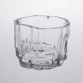 TAPIO WIRKKALA, VAS, glas, signerad Tapio Wirkkala Iittala.