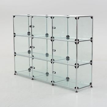 A 'USM Haller' module system by Haller & Schärer, second half of the 20th Century.