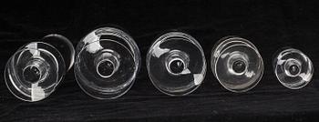 GLASSERVIS, 40 delar, "Marski" Tapio Wirkkala.