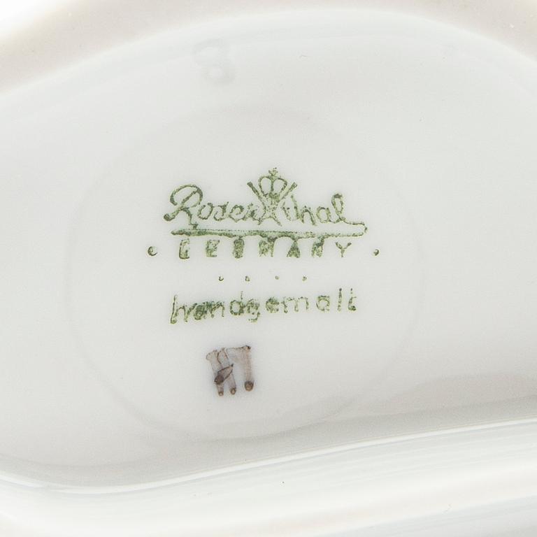 Figuriner 3 st Hutschenreuther/Rosenthal Tyskland 1900-talets mitt porslin.