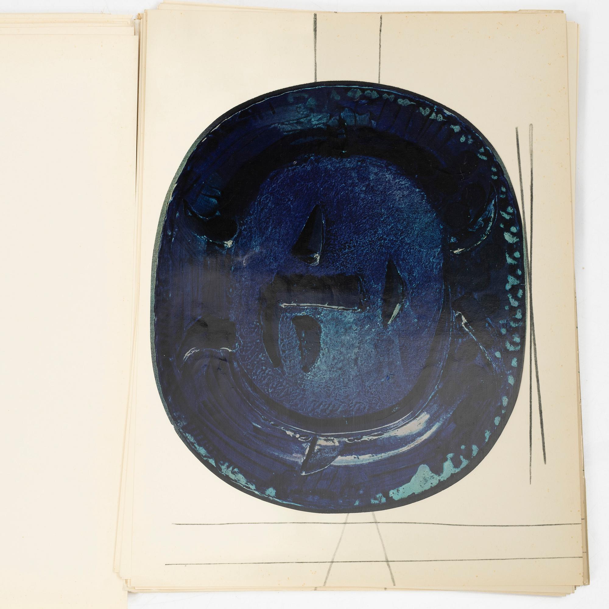Pablo Picasso, a book, "Ceramiques".