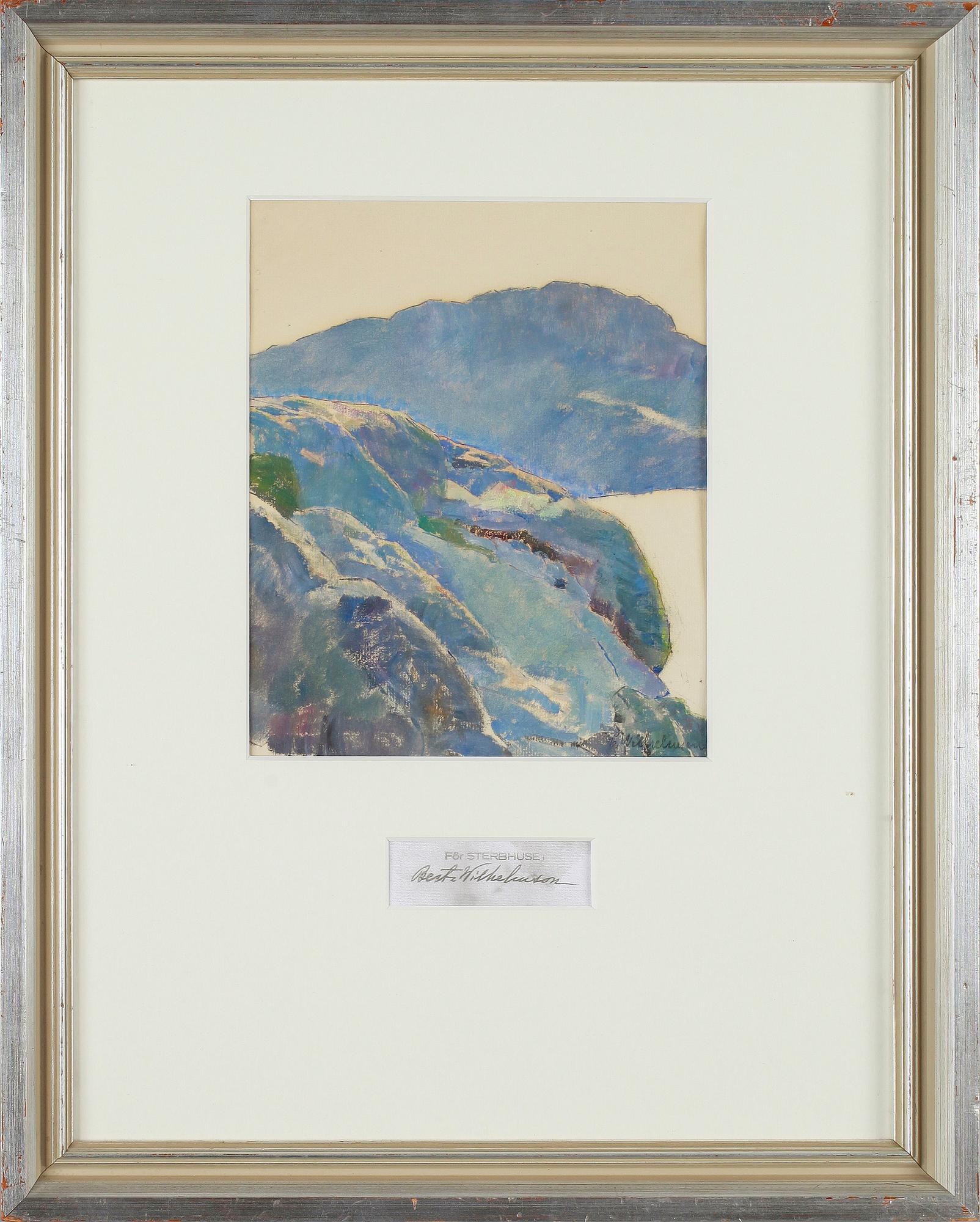 CARL WILHELMSON, blandteknik, signerad.