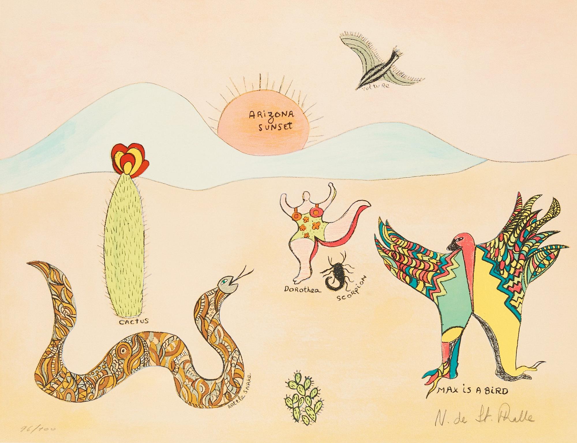 Niki de Saint Phalle, "Arizona Sunset".