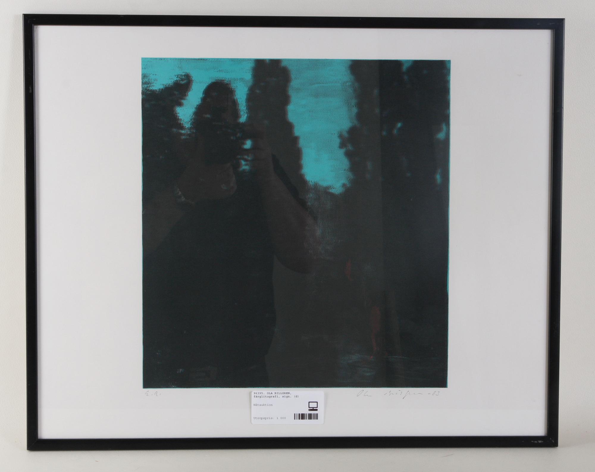 OLA BILLGREN, färglitografi, sign.