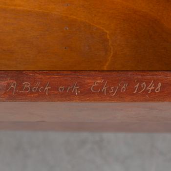 AXEL BÄCK,  a mahogany cabinet from Eksjö, 1948.