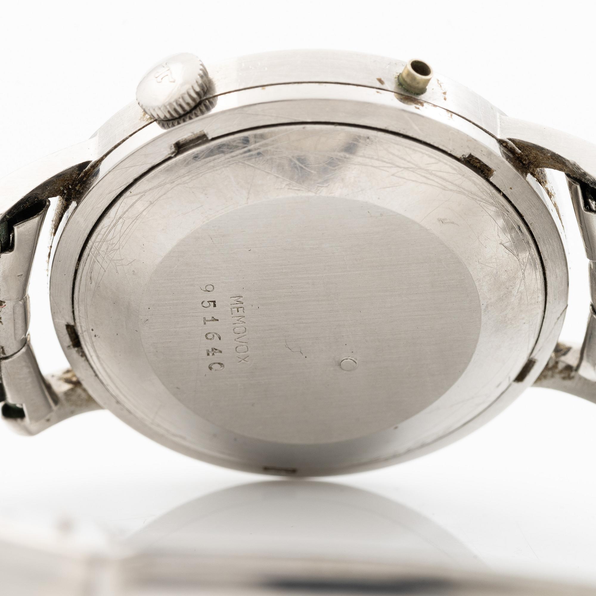 Jaeger-LeCoultre, Memovox, armbandsur, 37 mm.