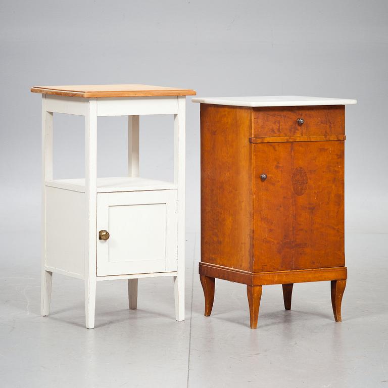 SÄNGBORD, 2 st, 1900-tal.