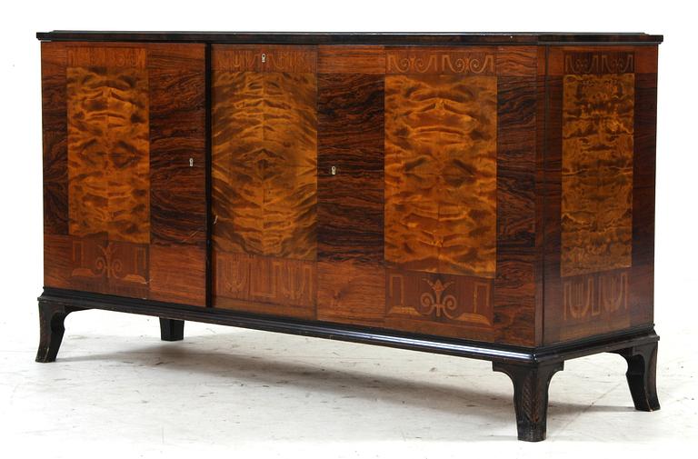 SIDEBOARD, trol Erik Chambert, Chamberts Möbelfabriker, Norrköping, omkring 1930.