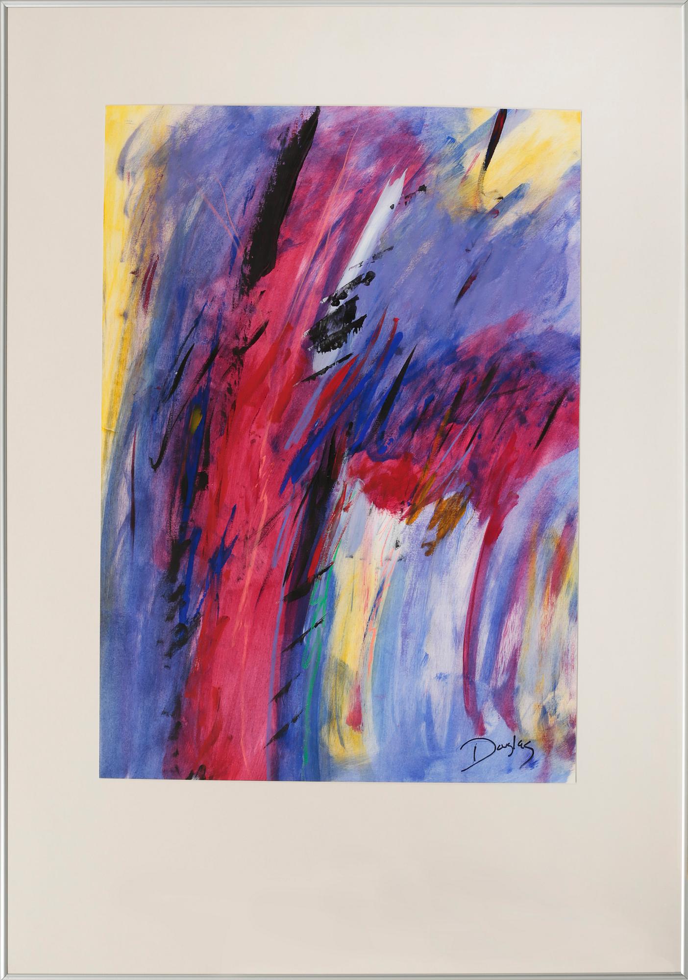 mixed media, signed.